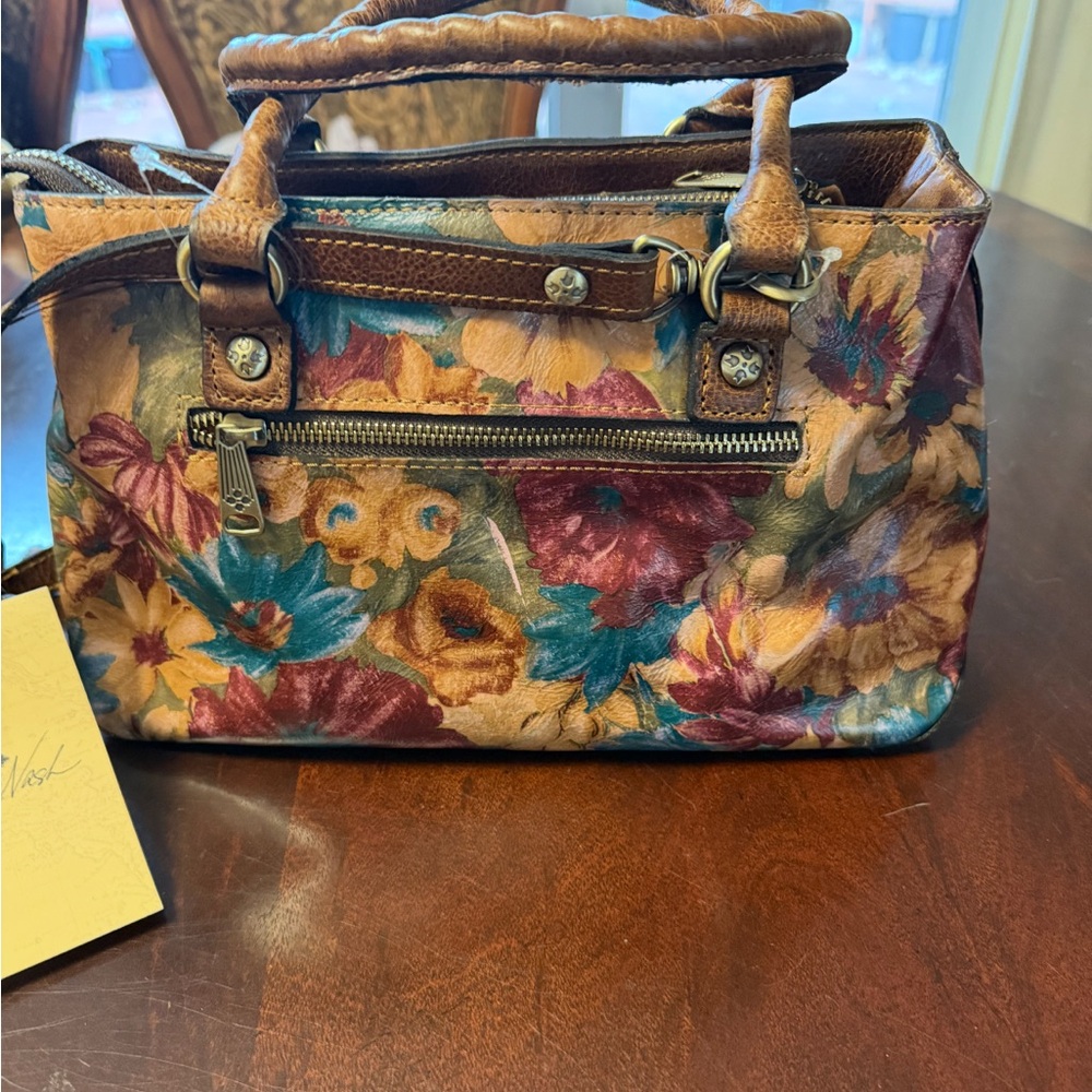 Patricia Nash Leather Floral Purse